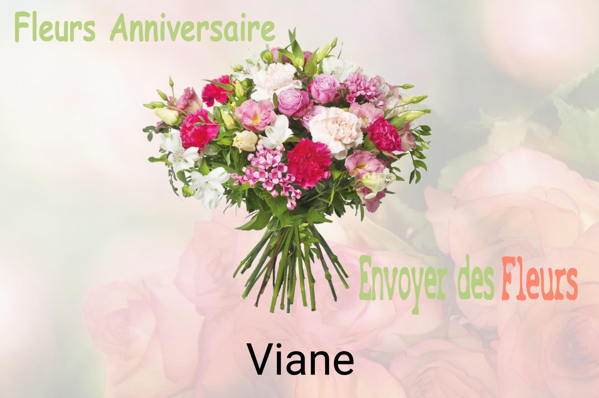Bouquet de fleurs d’anniversaire livré à Viane
